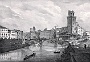 1842. Ponte di legno della Specola. (Oscar Mario Zatta)